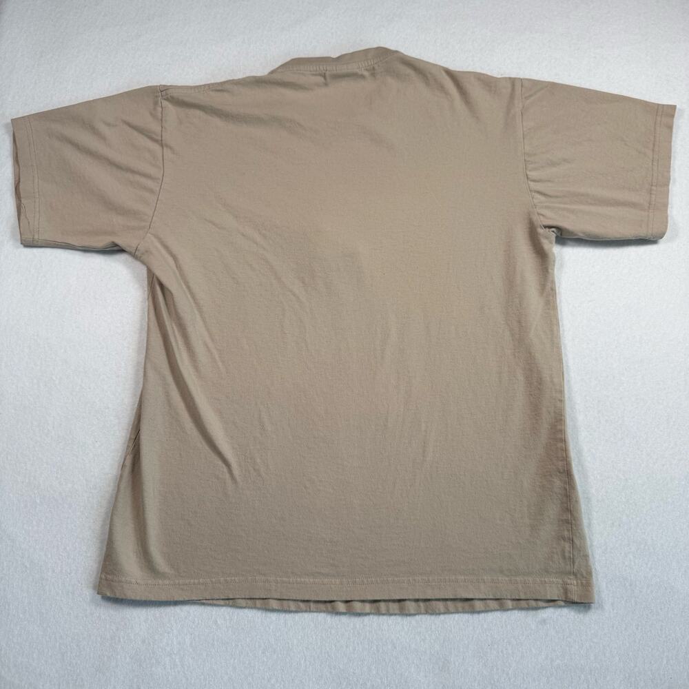 Australia Downunder beige embroidered graphic t-shirt kangaroo shirt size large - Picture 6 of 8